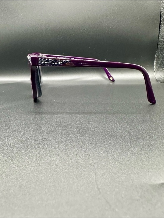 Jimmy Crystal Sunglasses JCS229 PLUM Swarovski Crystals Cat Eye Read Description main image 6